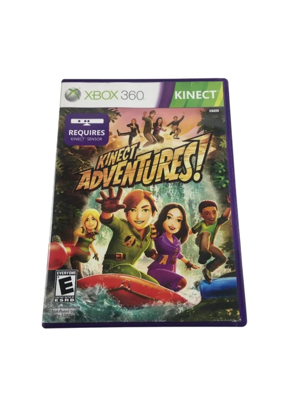 KINECT ADVENTURES! MICROSOFT XBOX 360 MANUAL INCLUDED